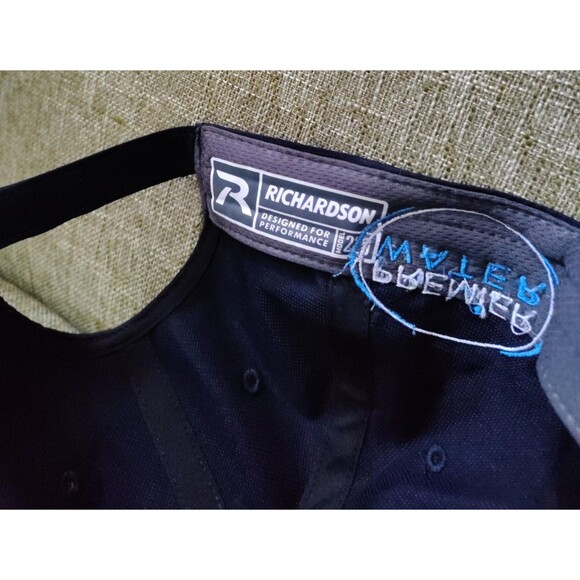Premier Water Hat Cap Strap Back Navy Blue Embroidered Richardson DXP Logo SC NC - Picture 9 of 12